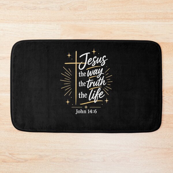 Item preview, Jesus Christ John 14:6 Bible Verse Christian Faith designed and sold by snowry.