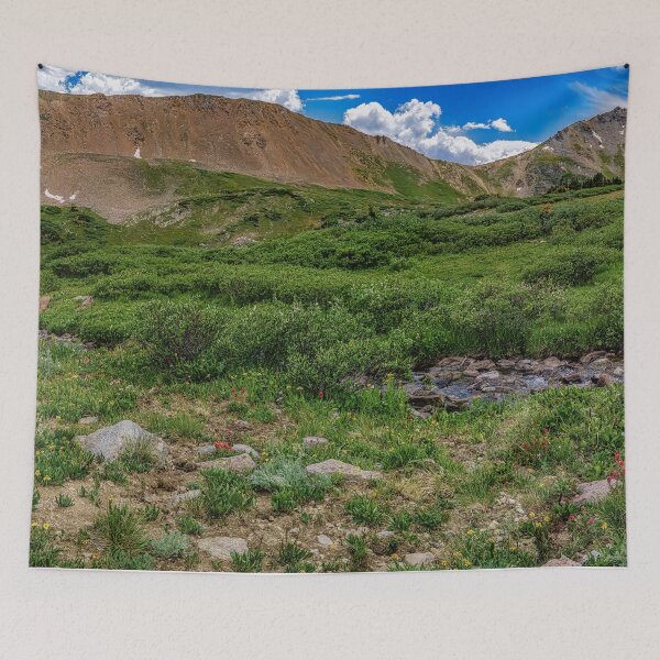Item preview, Herman Gulch Summer Alpine Panorama designed and sold by Brian Kerls Photography.