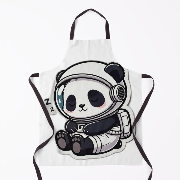 Item preview, Sleepy Astronaut Panda Napping - Cute Kawaii Space Panda Sticker designed and sold by PandaInkDQT.