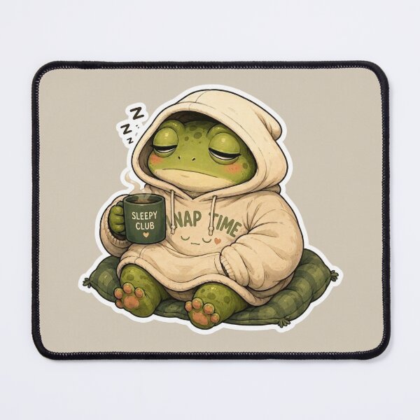 Item preview, Sleepy Club Frog designed and sold by Safe Haven Pets.