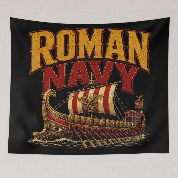 Item preview, Roman Navy Imperial Fleet Maritime Art designed and sold by Retr0Tshirts.