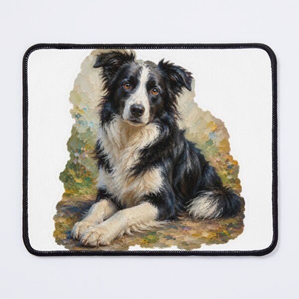Item preview, Border Collie Oil Painting designed and sold by Snurly.