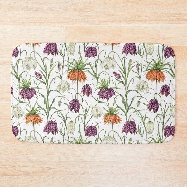 Item preview, Fritillaria Checkered Bell Watercolor Seamless Pattern designed and sold by Inkworksbyshery.