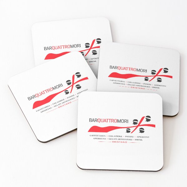 Item preview, Bar Quattro Mori Official Italian Coffee Bar Logo designed and sold by coffeMoodStudio.