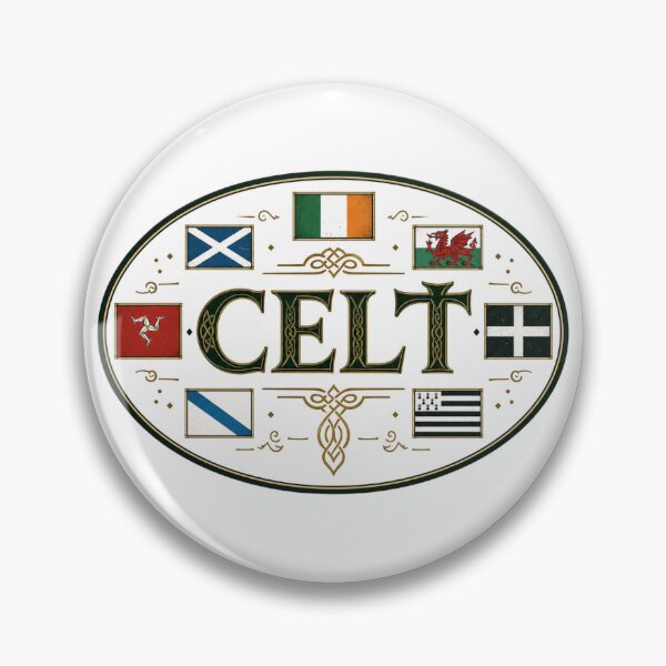 Item preview, Celtic Nations Flags CELT Vintage Heritage Knotwork Crest designed and sold by jeshands.