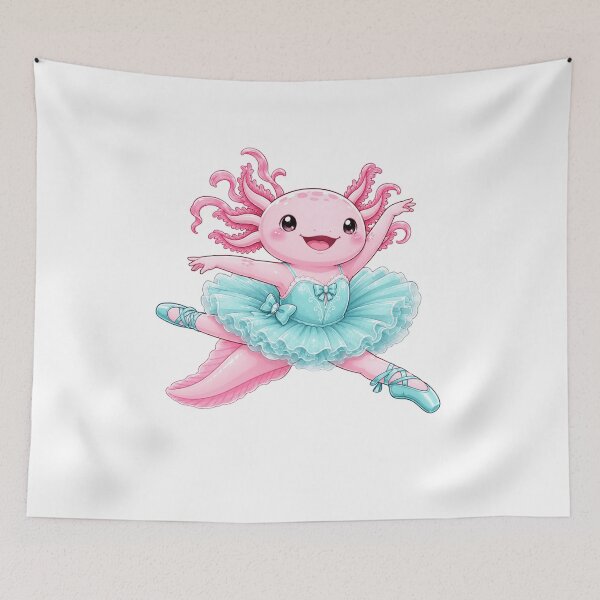 Item preview, Elegant Axolotl Ballerina Cute Tutu Ballet Dance designed and sold by Uniqueauraaprints.