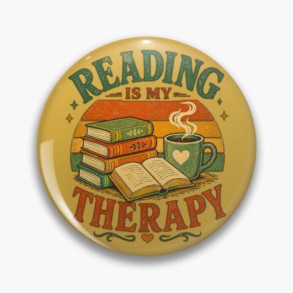 Item preview, Reading Is My Therapy Vintage designed and sold by StockAnime.