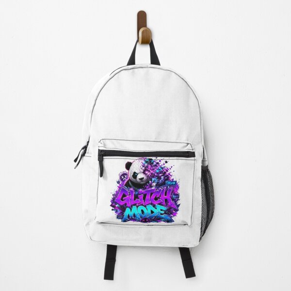 Item preview, GLITCH MODE Panda Gaming Sticker | Neon Cyber Gamer Streetwear Graphic Design designed and sold by Stylestickers55.