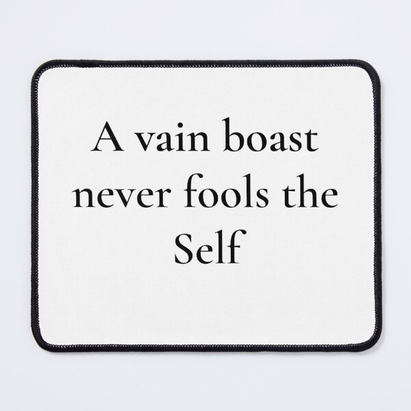 Item preview, Vain Boast designed and sold by The WordCatcher Street.