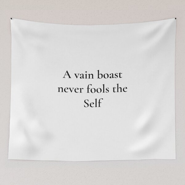 Item preview, Vain Boast designed and sold by The WordCatcher Street.