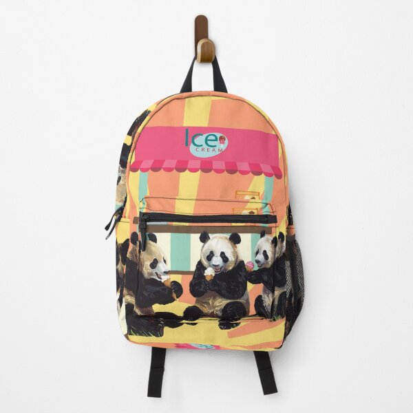 Item preview, Panda Ice Cream Retro Sunset designed and sold by Tanya Zevallos.