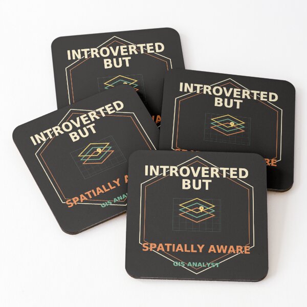 Item preview, INTROVERTED BUT SPATIALLY AWARE – GIS Analyst designed and sold by MiSuPa.