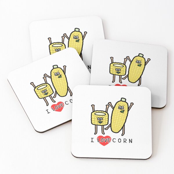 Item preview, Cute I LOVE CORN designed and sold by kanaehonkawa.