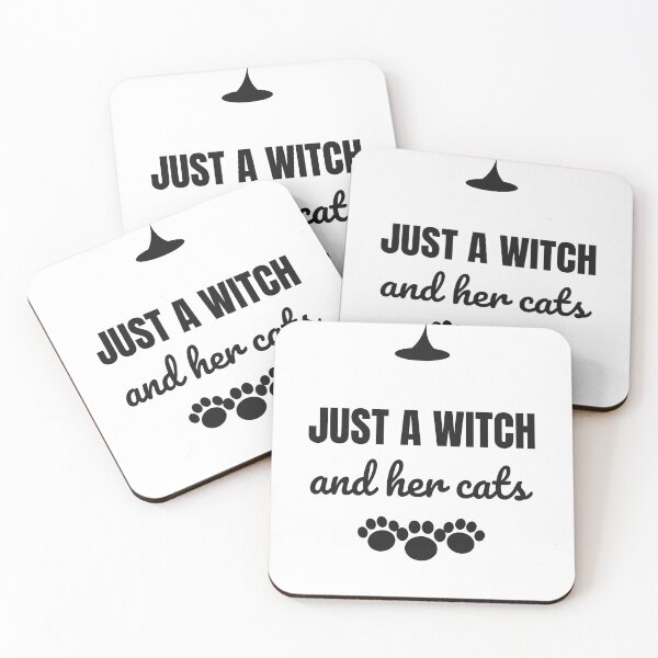 Item preview, Just a Witch and Her Cats - Halloween Shirt designed and sold by RankShift.