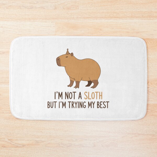 Item preview, Party Capybara Trying My Best Funny Animal designed and sold by Amir Faysal.