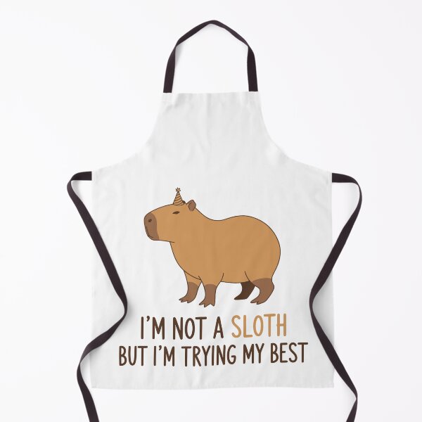 Item preview, Party Capybara Trying My Best Funny Animal designed and sold by Amir Faysal.