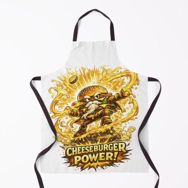 Item preview, Cheeseburger Power Super Hero Burger Vintage Graphic designed and sold by irfanshikh.