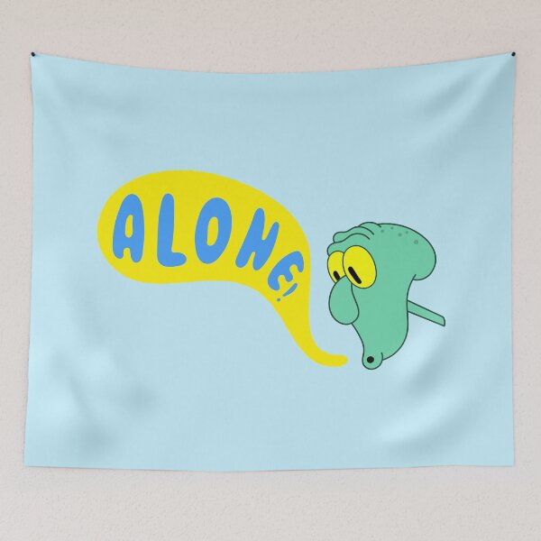 Item preview, SpongeBobI - ALONE! Squidward Tentacles  meme designed and sold by DibujandoPorfa.