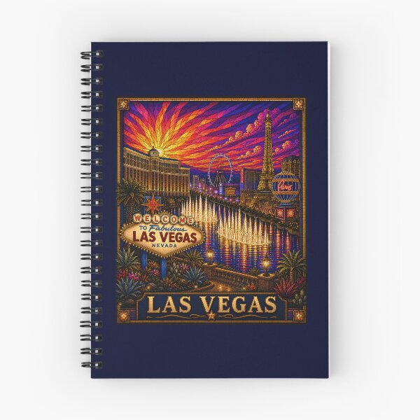 Item preview, Las Vegas Nevada Stained Glass Travel Poster | Mosaic City Wall Art designed and sold by Swanny's Custom T-shirt and Gift Designs.