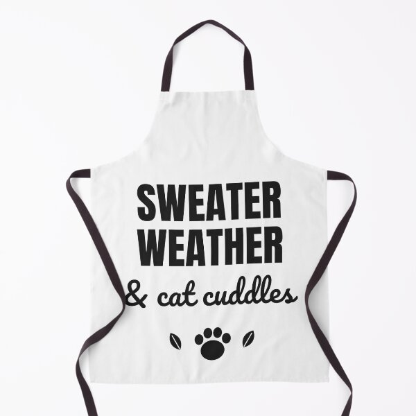 Item preview, Sweater Weather and Cat Cuddles - Fall Cat Shirt designed and sold by RankShift.