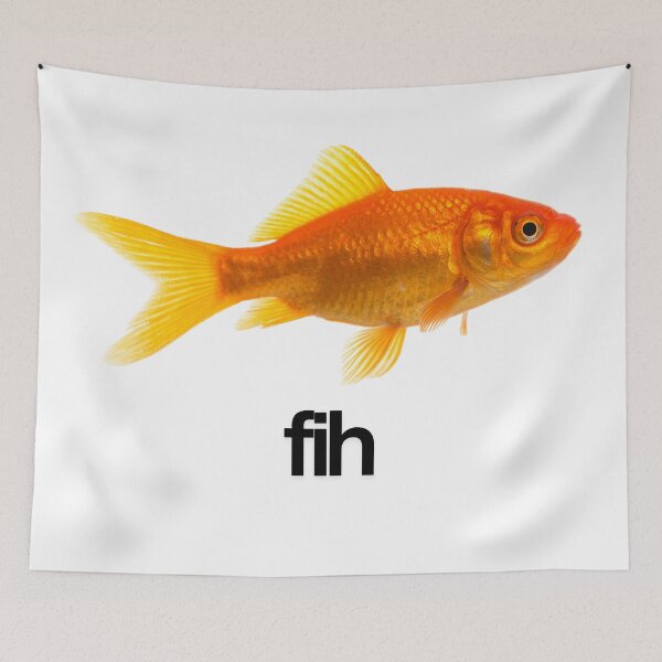 Item preview, Fih Funny Fish – Cute Funny Art designed and sold by lydsshop.