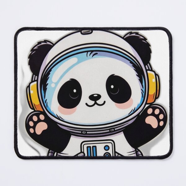 Item preview, Astronaut Panda with Headphones - Cute Music Lover Space Panda designed and sold by PandaInkDQT.