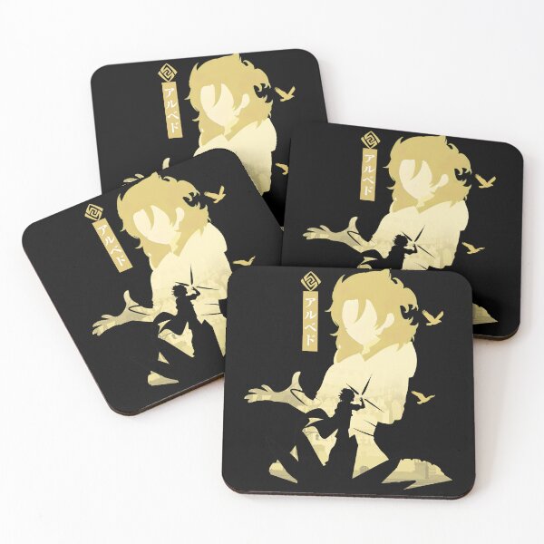 Item preview, Albedo Genshin Impact - Geo Chief Alchemist Shadow Silhouette designed and sold by setiawanari.