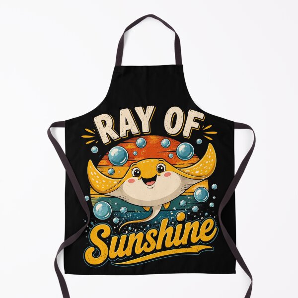 Item preview, Ray of Sunshine Stingray Retro Sea Animal designed and sold by gordonbwyashop.