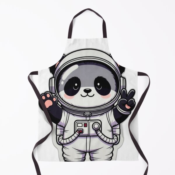 Item preview, Cute Astronaut Panda Peace Sign - Kawaii Space Panda Sticker designed and sold by PandaInkDQT.
