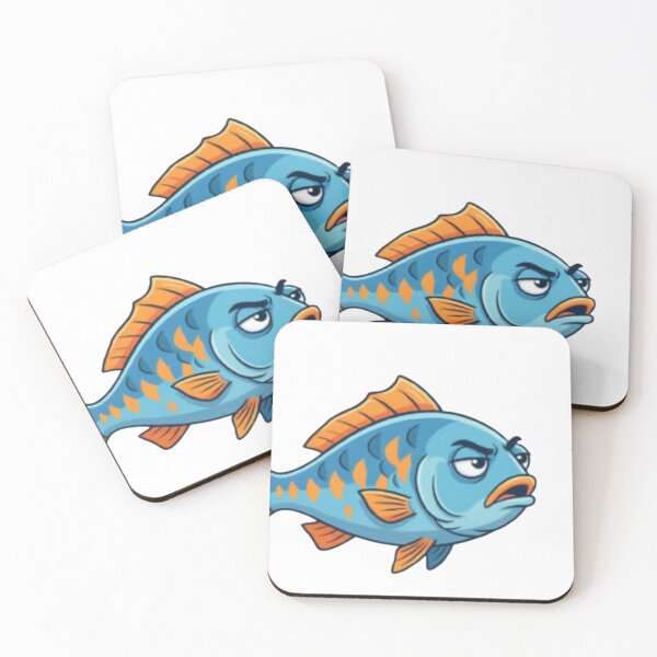 Item preview, Skeptical Fish Avoiding Hook - Fishing Humor Art  designed and sold by NoFishToday.