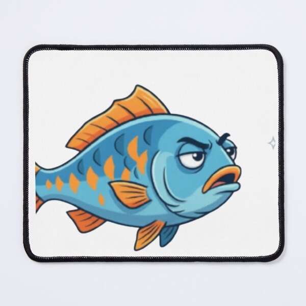 Item preview, Skeptical Fish Avoiding Hook - Fishing Humor Art designed and sold by NoFishToday.