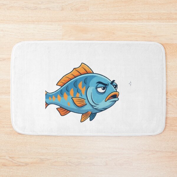 Item preview, Skeptical Fish Avoiding Hook - Fishing Humor Art  designed and sold by NoFishToday.