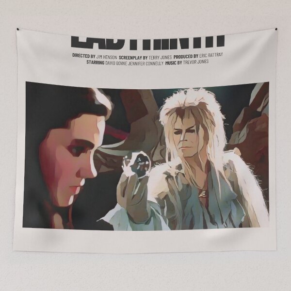 Item preview, Labyrinth Original Custom Vintage Movie Poster Wall Art designed and sold by Cool Robot Bro..
