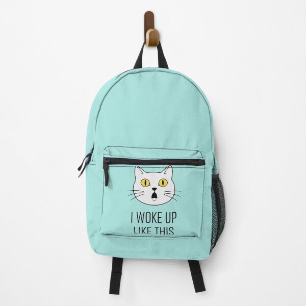 Item preview, Shocked White Cat Morning Face Funny designed and sold by Amir Faysal.