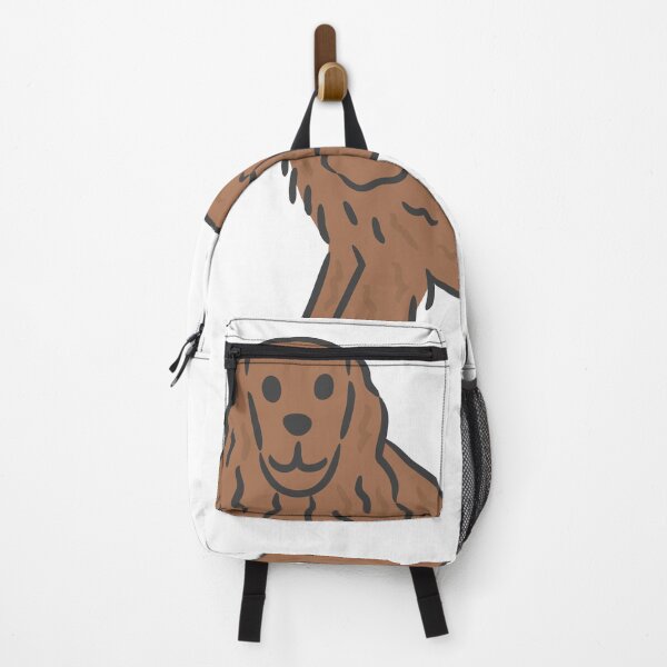 Item preview, Beautiful English Cocker Spaniel dog with long ears sitting cartoon. designed and sold by monkik.