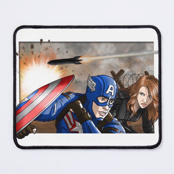 Item preview, Captain America and Black Widow designed and sold by Magic-Ynk.