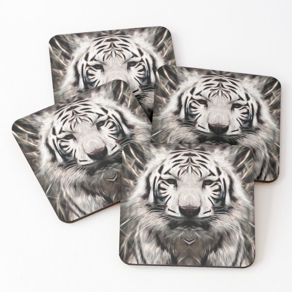 Item preview, Radiant White Tiger | Guardian of Light designed and sold by TreatLLC.