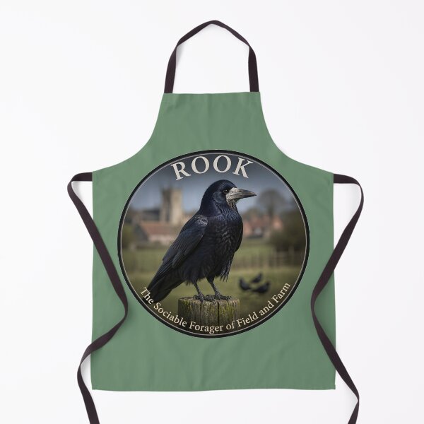 Item preview, ROOK – The Sociable Forager of Field and Farm designed and sold by The Digital Compass.