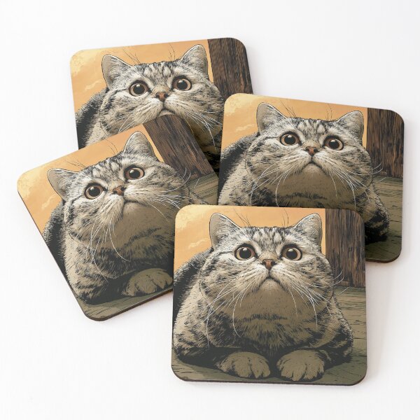 Item preview, A cute cat! designed and sold by ArtifactsLab.
