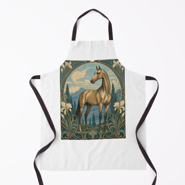 Item preview, Akhal-Teke Magestic Art Nouveau Horse designed and sold by AntiqueImages.