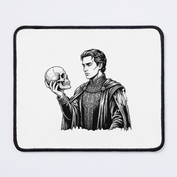 Item preview, Alas Poor Yorick Skull - Vintage Shakespeare Literary Art designed and sold by t-shirt studio.