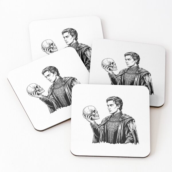 Item preview, ¡Ay, pobre cráneo de Yorick! - Arte literario clásico de Shakespeare designed and sold by t-shirt studio.