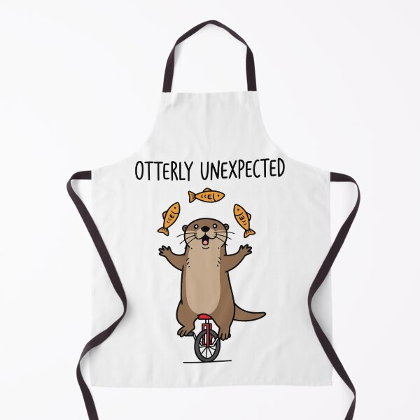 Item preview, Cute Otter Juggling Fish Unicycle Circus designed and sold by Amir Faysal.