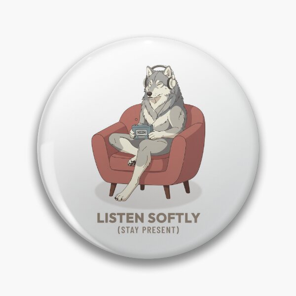 Item preview, Wolf Listening To Music Vintage Aesthetic designed and sold by COZY VINTAGE animal.