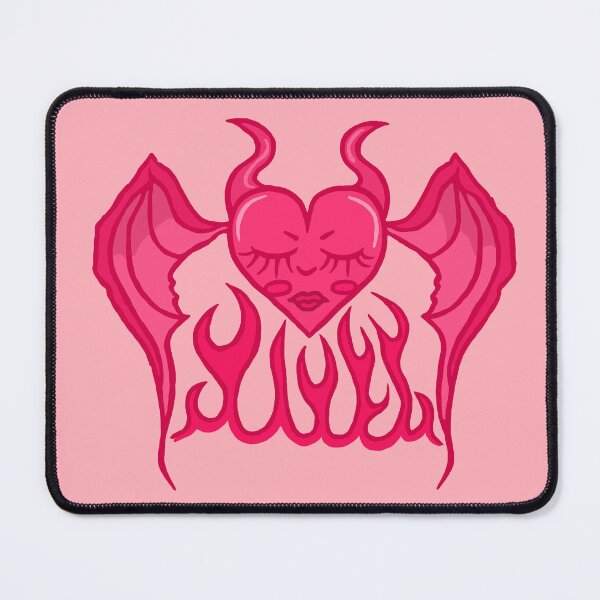 Item preview, Pink Devil Heart Creature designed and sold by CamilasPrints.