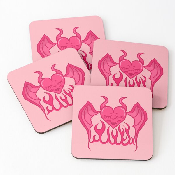 Item preview, Pink Devil Heart Creature designed and sold by CamilasPrints.
