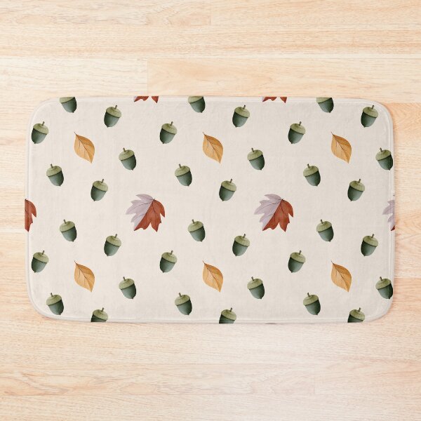 Item preview, Cozy Autumn Acorns Leaves Seamless Pattern Nature Illustration Design designed and sold by EL-Lebedenko.
