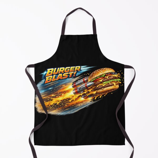 Item preview, Burger Blast Rocket Cheeseburger Action Vintage Graphic designed and sold by irfanshikh.
