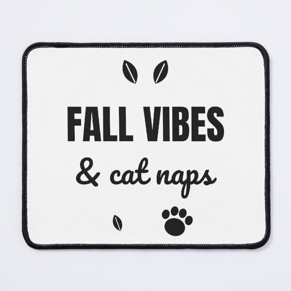 Item preview, Fall Vibes and Cat Naps - Autumn Cat Shirt designed and sold by RankShift.