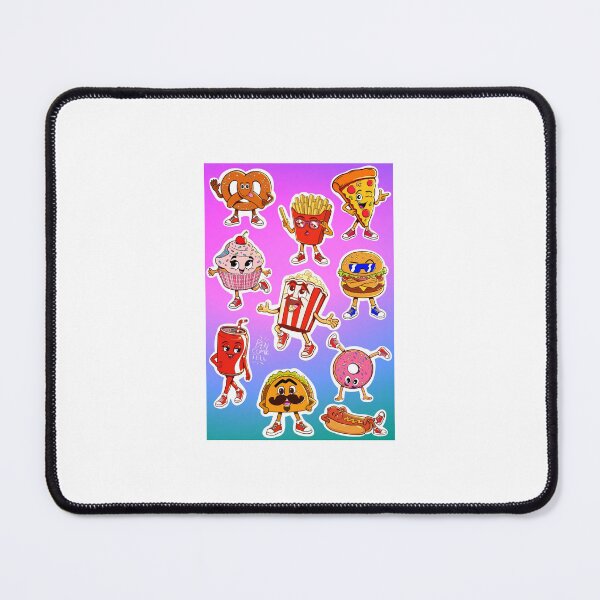 Item preview, Funny Food Friends Sticker Pack designed and sold by ben.comictell.